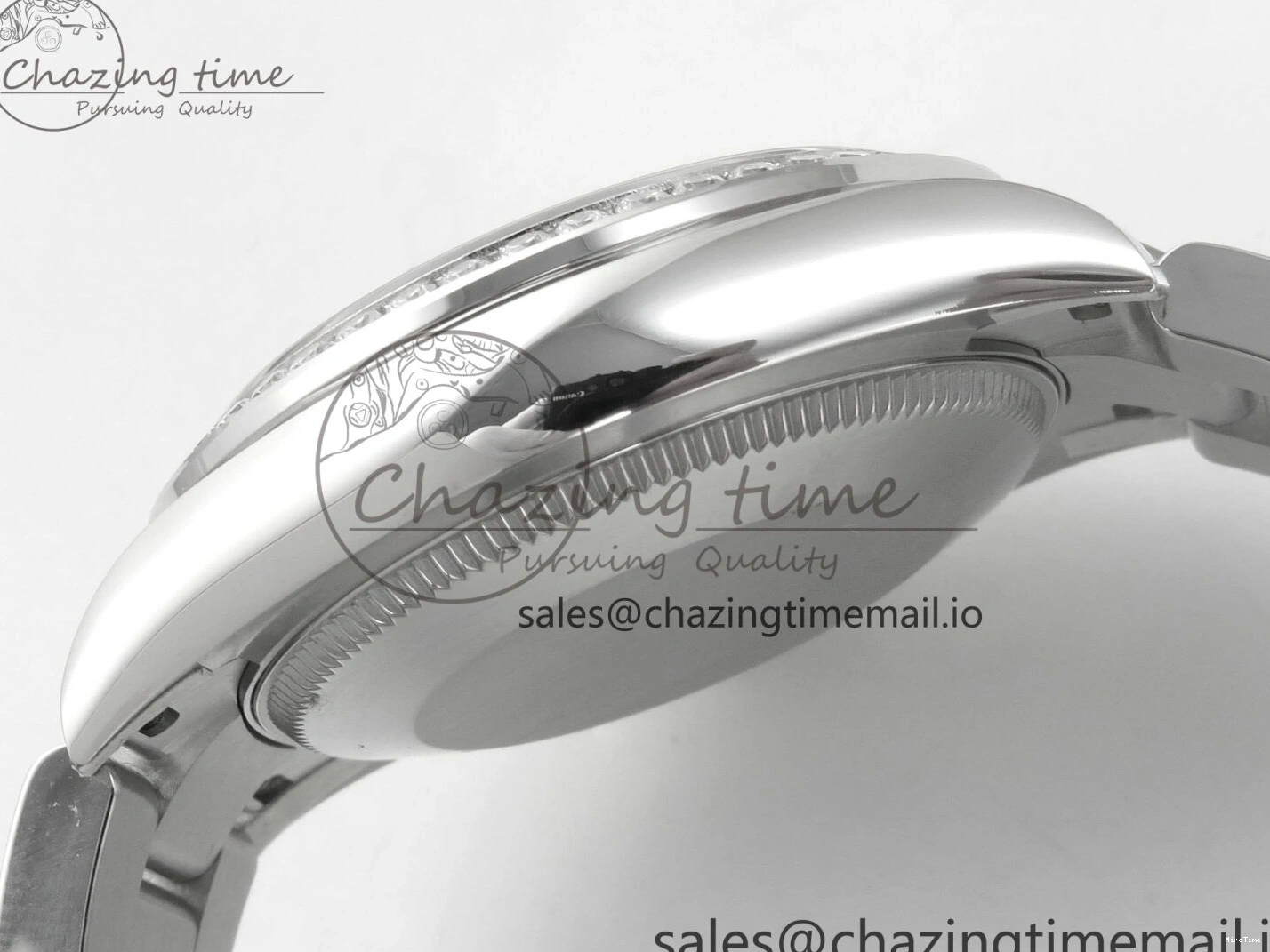 MiroTime 0118 SmoothTexture DateJust 31 278274 THBF 1:1 Best Edition 904L Steel Brown Roman Dial Diamonds Bezel on SS Oyster Bracelet HZ Cal. 26